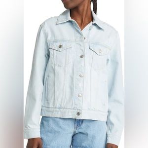 RAILS The Mulholland Distressed Denim Trucker Jacket
xs